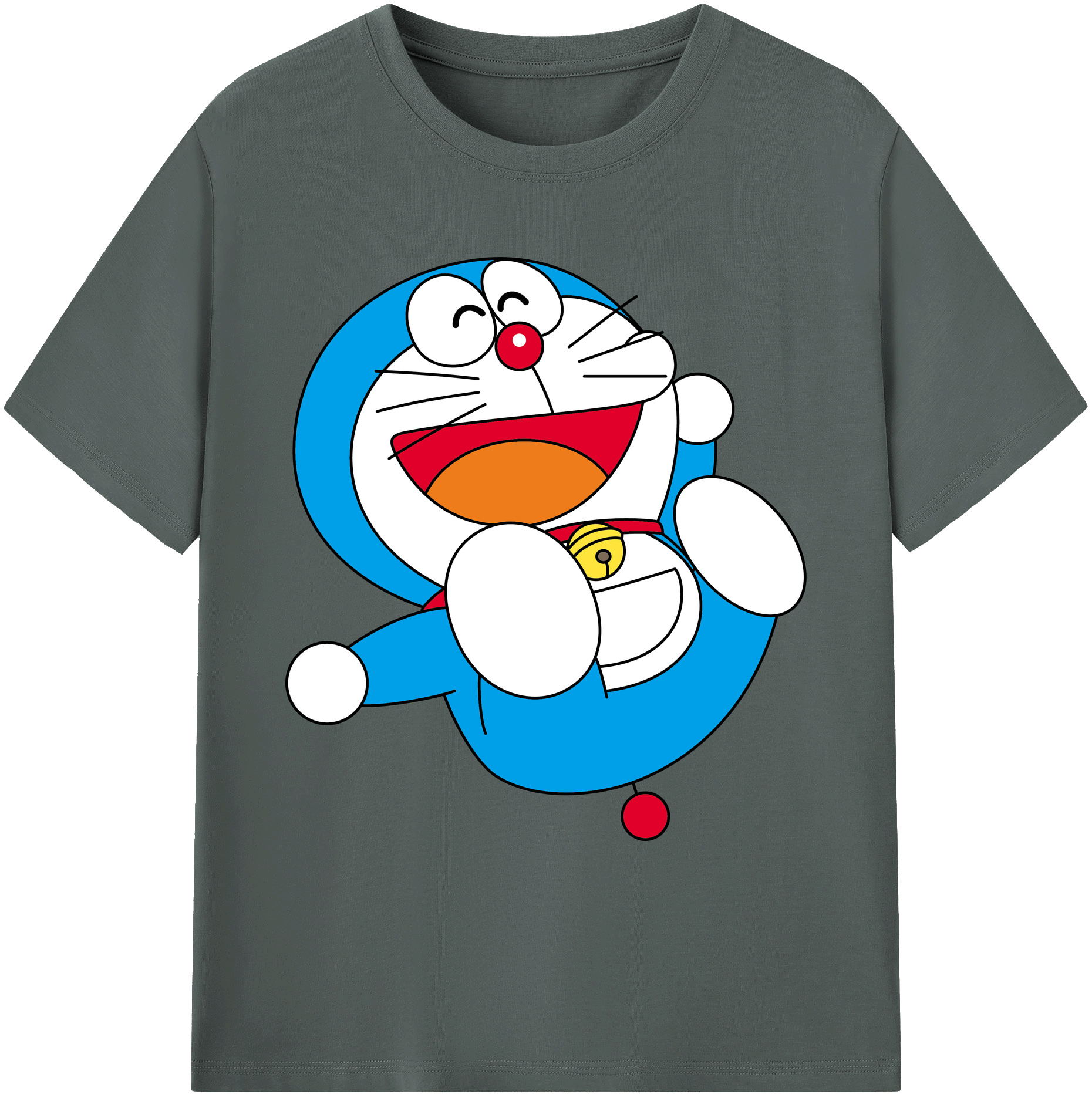 （画像用） ドラえもん Doraemon 綿100％ メンズ半袖Tシャツ｜肌触りやわらか＆通気性